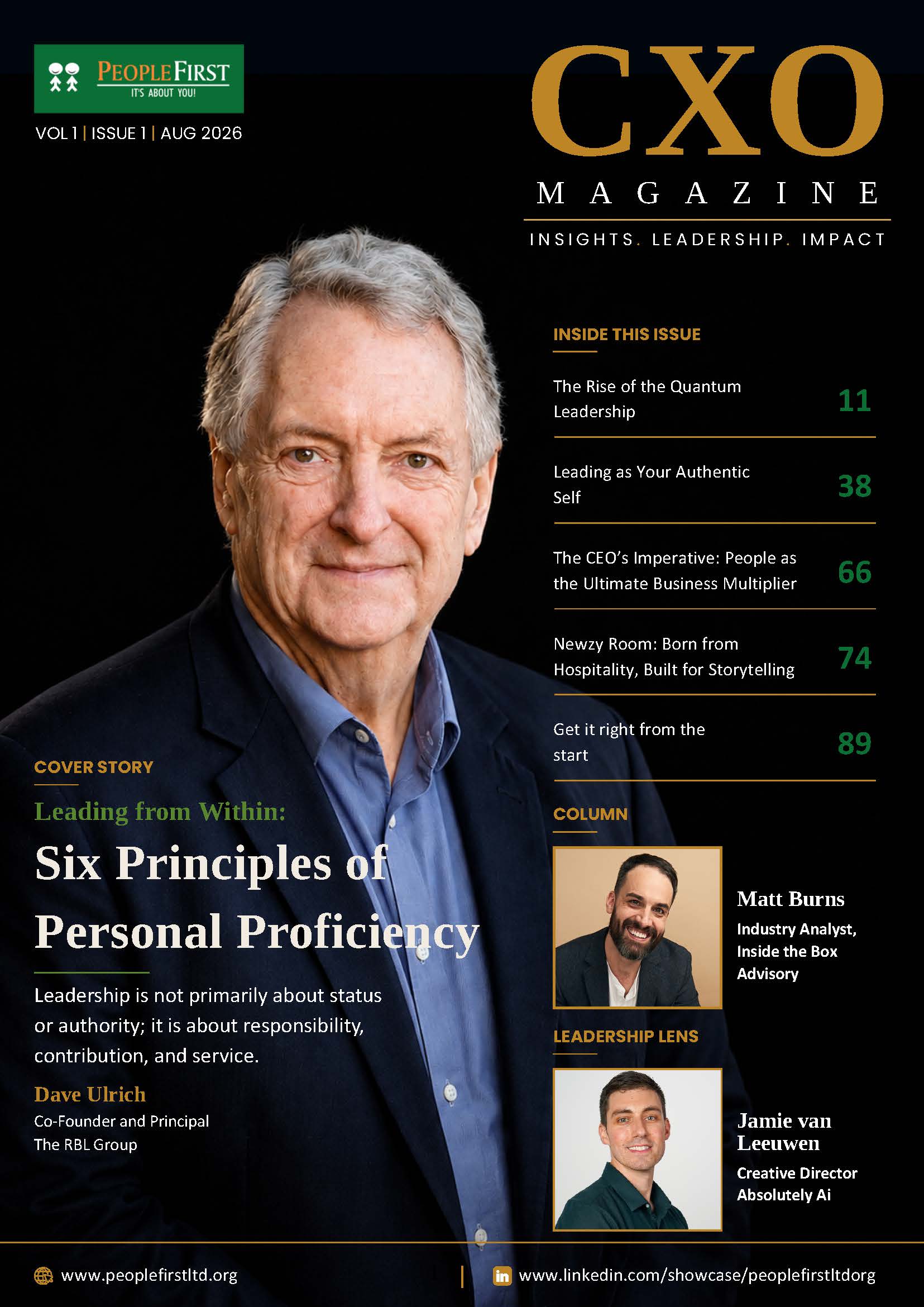 Leading from Within: Six Principles of Personal Proficiency